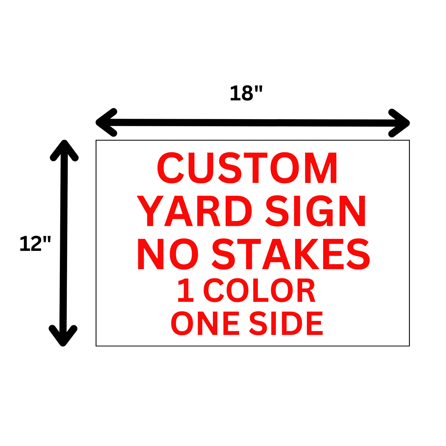 Yard Signs 100 signs