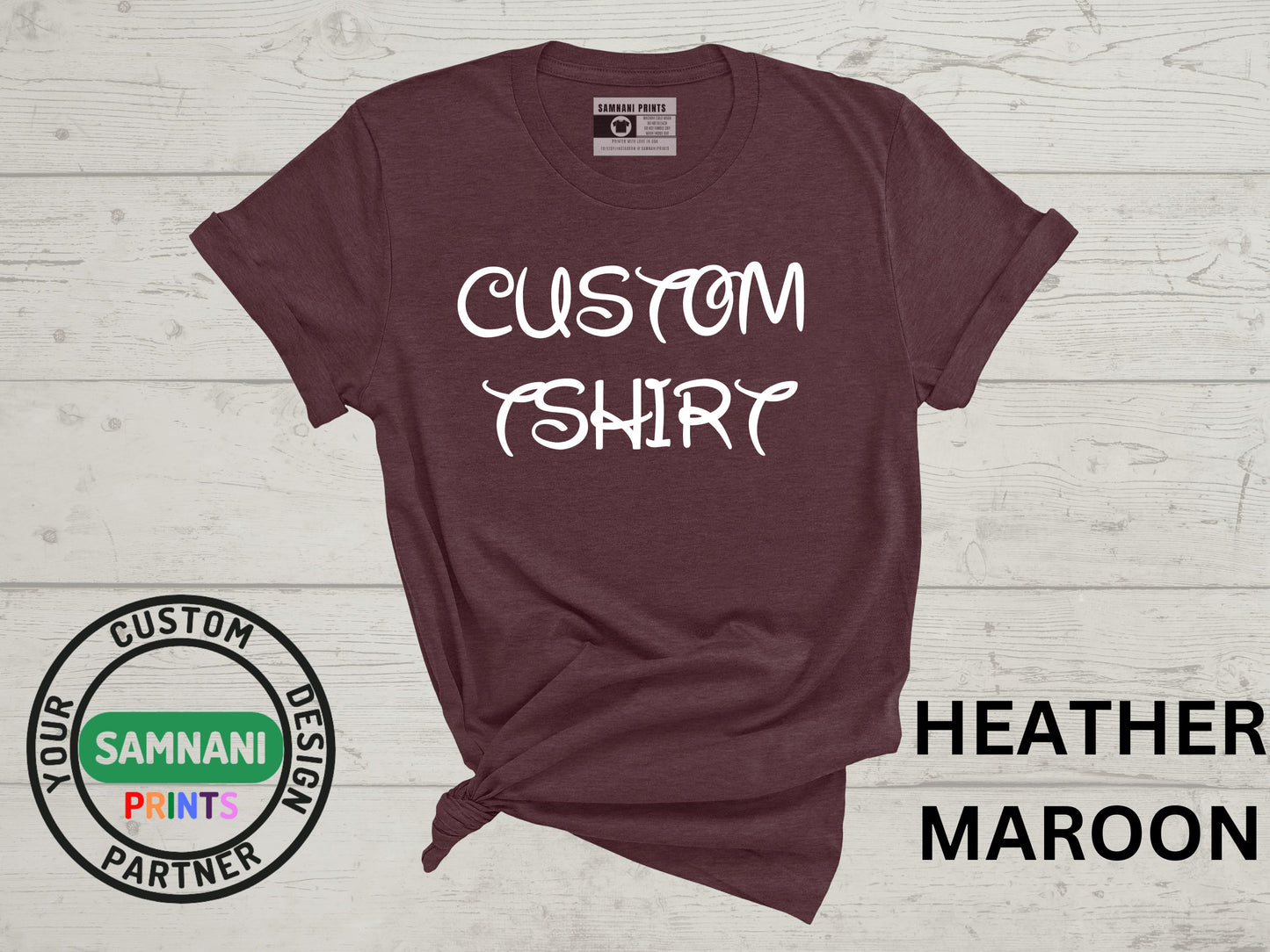 Personalized t-shirts, Customizable t-shirts, Made-to-order t-shirts, Custom graphic t-shirts, Custom t-shirts, Fast Shipping!