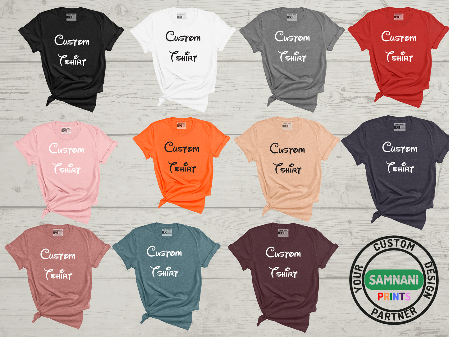 Personalized t-shirts, Customizable t-shirts, Made-to-order t-shirts, Custom graphic t-shirts, Custom t-shirts, Fast Shipping!