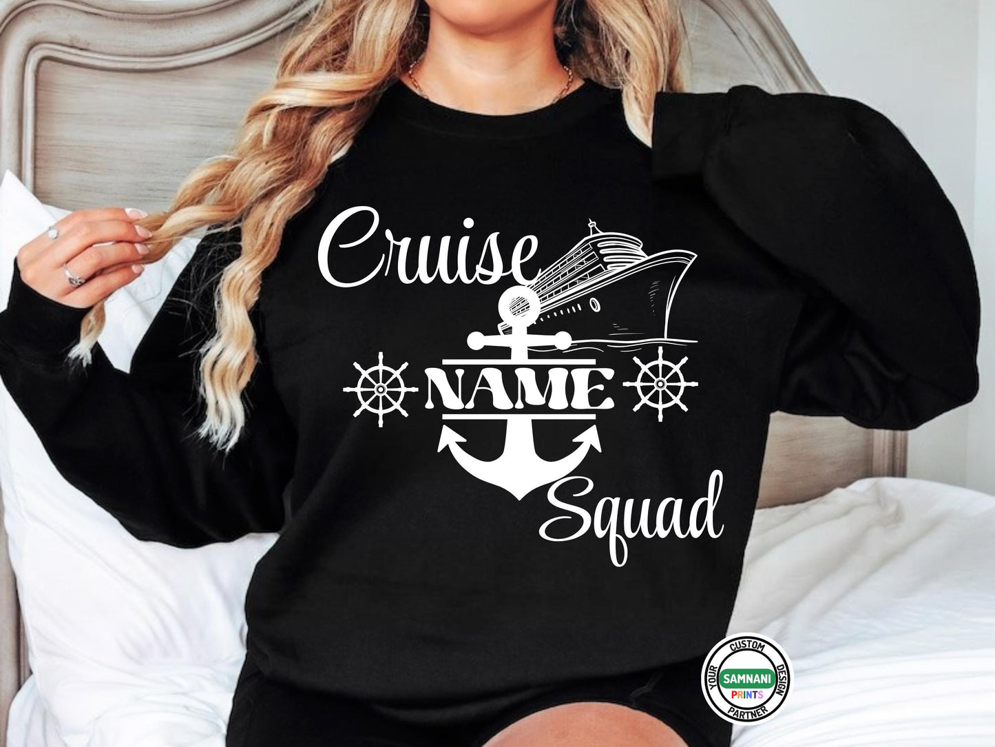 Custom Cruise Squad Shirt, Personalized Cruise Vacation, Group Cruise Shirt with Name, Matching Family Cruise Shirts, Nautical Shirt Design