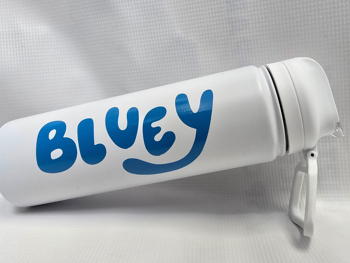 Bluey Water Bottle β 24oz Insulated Stainless Steel Kids Tumbler with Straw Lid β Personalized Bluey Gift for Children, School or Travel