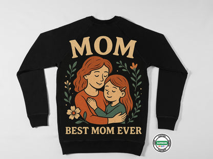 Best Mom Ever T-Shirt – Mother’s Day Gift from Daughter or Son | Cute Mom and Child Illustration Shirt | Gift for Mom Birthday Mother's Day