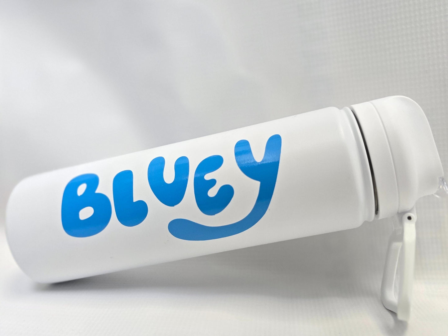 Bluey Water Bottle – 24oz Insulated Stainless Steel Kids Tumbler with Straw Lid – Personalized Bluey Gift for Children, School or Travel
